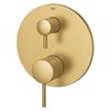 Grohe Timeless Pressure Balance Valve Trim With 2-Way Diverter With Cartridge, Gold 29423GN0